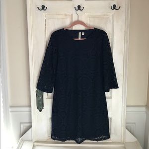 Navy Woven Dress